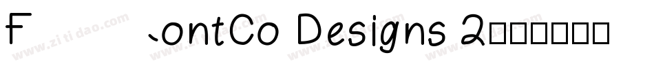 FontCo Designs 2字体转换